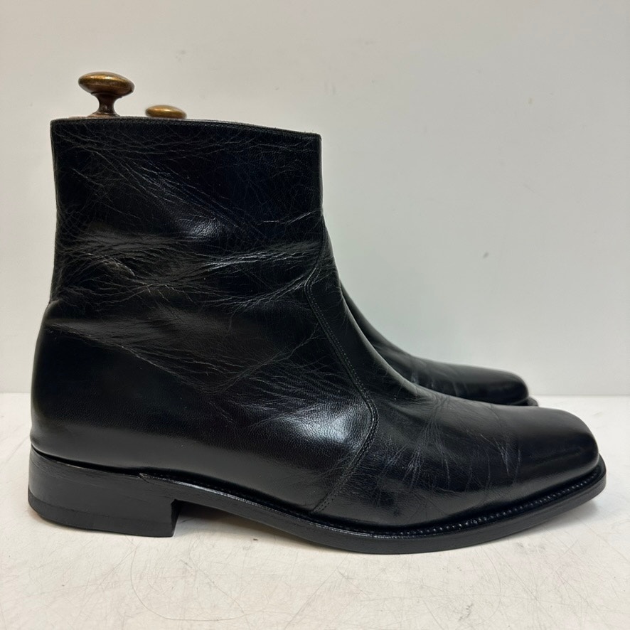 Resoled Crockett & Jones Jasper Formal Chelsea Boots Made In England Vtg Us 9 D — image 3 of 8